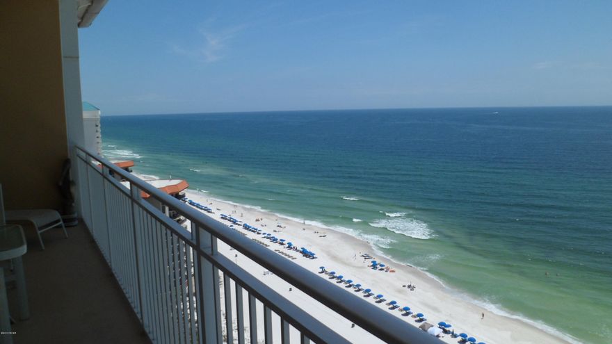 Unbelievably beautiful top floor unit at sterling beach.. over 1600 feet of pure luxury. so many extras including whirlpool tub, 12 foot ceilings, crown molding, side by side refrigerator, recessed lighting, and much more.. view the gulf from the master bedroom or spacious living area. This unit has lower counter tops for those in need.. Hurricane shutters Oversized balcony lets you enjoy the sunsets with your favorite libation.  Too many upgrades to list.  A true MUST SEE!!!!!!!