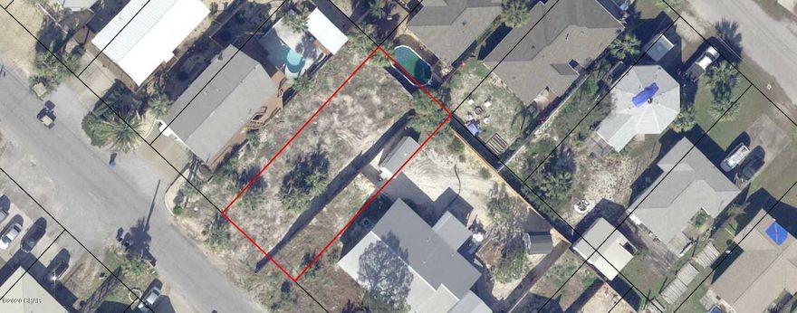 UNDER CONTRACT - ACCEPTING BACK UP OFFERS Located on the East end of the beach near Lagoon, Bay, Marinas, Restaurants, boat ramps, public beach accesses and St Andrews State Park. Great lot to build that dream primary or vacation home.   No Address - Lot located between 6428 Sunset Ave and 6418 Sunset Ave.  Buyer to verify all important information.