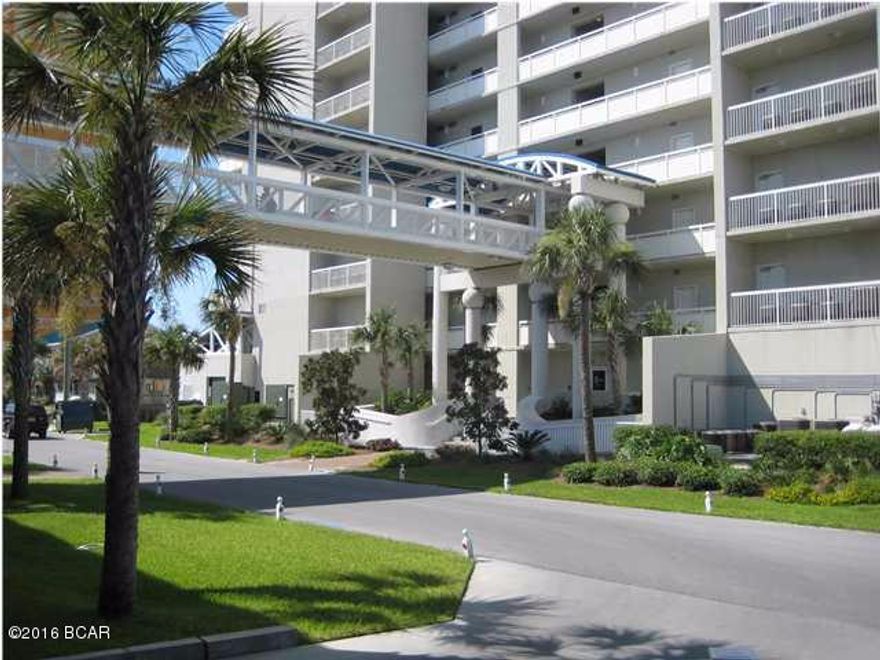 Don’t miss your opportunity to own your own piece of Panama City Beach…”The World’s Most Beautiful Beaches”!!!  This Wonderful and very desirable 12th floor unit offers a SPECTACULAR VIEW of the gorgeous waters of the Gulf of Mexico. This condominium is a 1BR/2BA Plus BUNK, so plenty of room for you and your friends. The complex was completed in 2006 and is located on the east end of Panama City Beach, next to the very popular Schooners restaurant and within walking distance of St Andrews State Park. This project has two beautiful pools and hot tubs directly on the Gulf, exercise room, BBQ grills, a gated parking structure with covered walkover access and best of all, it’s only minutes from all the entertainment & attractions Panama City Beach has to offer, such as fine dining, shopping, fishing, golf and much, much more! Call listing agent for all the details! All dimensions are approximate and should be verified if important. Interior photos coming shortly!