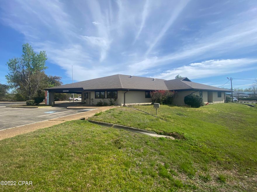 9,002 +/- SF freestanding office building located at 107 W 19th Street, Panama City, near HCA Gulf Coast Medical Center. The building was a designed for a large medical office with a central hub & four (4) wings. Each of the building's four wings has a physician's office, four (4) exam rooms (12 in total), and a nurses station, plus two large waiting rooms/ lobby areas, staff break, and practice administrative areas (Floor Plan Available in the Documents Section)