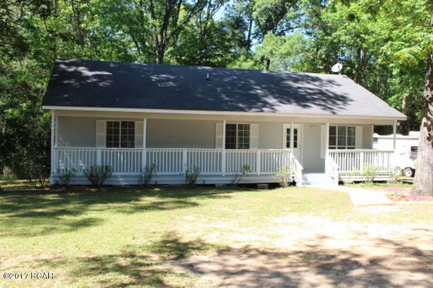 Move in condition - Updated - Good Value. Seller has done it for you. New roof May 2017 & HVAC August 2017. Seller has installed new carpet. There's new interior paint & Frigidaire appliances. Replaced sink fixtures, lights, switch plates, hardware, vanities in both bathrooms, plus more. GFI in both bathrooms & kitchen. Property located just outside City Limits of Marianna. Close to everything. Located on a paved dead end street on 3 acres, Private. 4'' deep well.