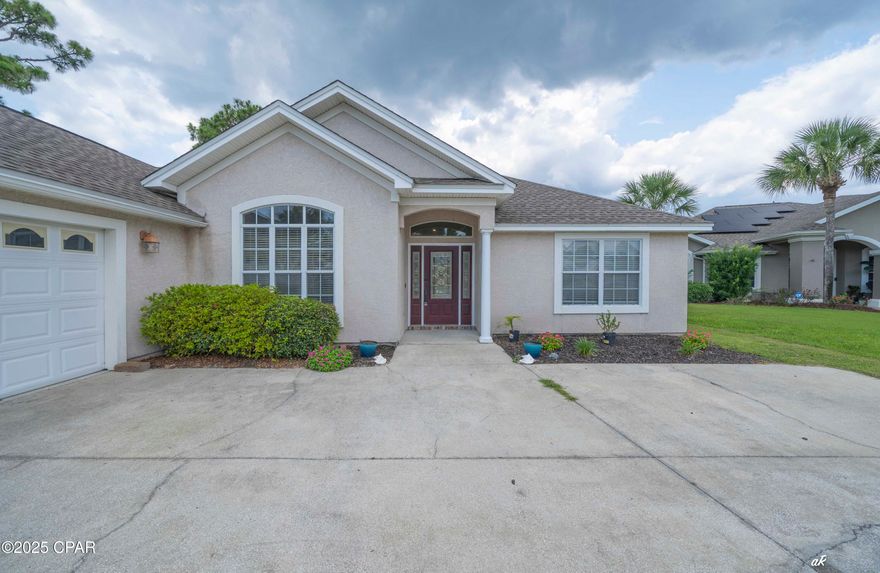 Here's your chance to rent a centrally located home on Panama City Beach in the Hidden Pines subdivision. This home has 3 bedrooms and 2 baths with a large irregular shaped yard that is fully fenced. Nice open living area with high ceilings and crown molding as well as a split floor plan for the bedrooms. All cabinets and walls have been freshly painted. Located less than 1.5 miles from the entry gate at NSA PC and close to all the dining, shopping and schools on Navy Boulevard (formerly Thomas Drive). Military discounts available for Active Duty members and pets welcome, with fee.