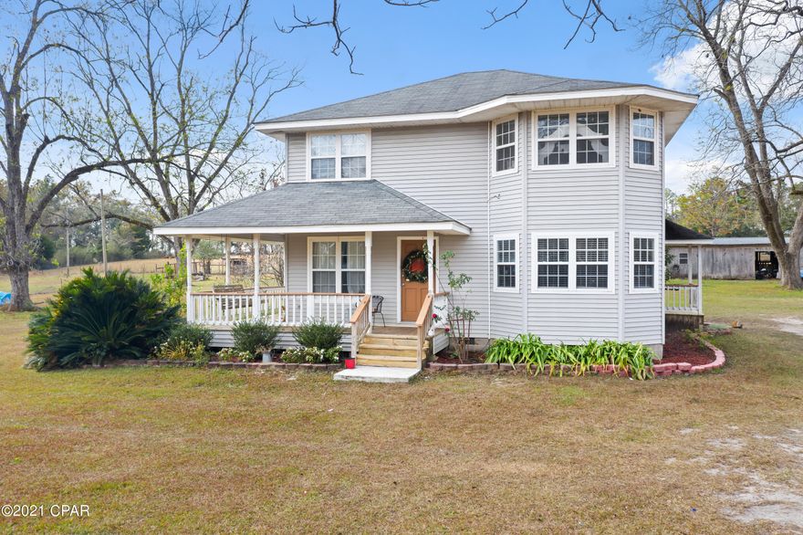 CURRENTLY UNDER CONTRACT 

 -ACCEPTING BACKUP OFFERS - Beautiful country home on almost 10 acres.  If you've been looking for a farm home that would allow you to have all of your barnyard animals, this is it.  It already has several pastures set up with some fencing and cross-fencing as well as a corral.  Also included are various chicken, goat and hog pens as well as a barn.   Front porch swinging and grilling out will be a favorite pastime as you relax outside on the spacious wraparound porch. New stainless steel LG appliances feature a French Instaview Door-in-Door refrigerator and an oven with a built-in air fryer.  The downstairs has been freshly painted with the half-bath being updated.  Contact your favorite realtor today to set up a showing.