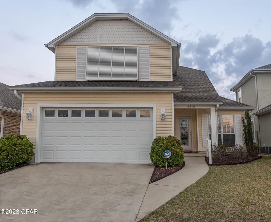 **CURRENTLY UNDER CONTRACT, SELLER WILL CONSIDER BACK UP OFFERS.  This is your opportunity to own a lakefront home that has been well cared for in the desirable Harrison Avenue area.  This home features so many upgrades such as solar panels, which will be paid off at closing, Generac home generator, plantation shutters, wood and tile throughout, granite counters and built in shelving.  The home has a lift built on the stairs for those who need extra help to get to second story.  Vaulted ceiling in second story bedroom.  Low maintenance living with lawn mowing/spraying included, as well as monthly lake bacteria testing.  Enjoy your coffee on your screened in porch or on the deck by the lake.