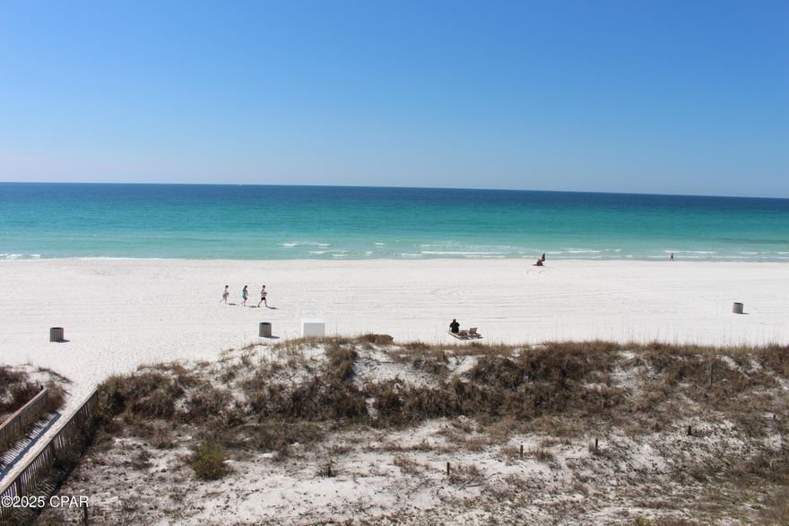 Gulf Front Unit situated on the 3rd floor.  Unit #307 has been completely remodeled and updated.  Unit features approximately 1,000+-SF with two bedrooms, two baths, large living room, kitchen (newly renovated), and stacked washer and dryer.  Sit on your private balcony and enjoy the views to the Gulf of Mexico over the sandy beach and pristine sand dunes.  Complex is well maintained and well managed.. 
Great primary home, second home or beach vacation rental.  Whispering seas is a low density walk up complex with only three floors; 30 units and approximately 190 feet along the Gulf of Mexico.  Pool is located gulf side with grilling stations, gazebo and picnic areas.  Both the milestone report and structural integrity reserve study have been completed with no pending special assessments.  Don't let this fully furnished and fully renovated unit pass.