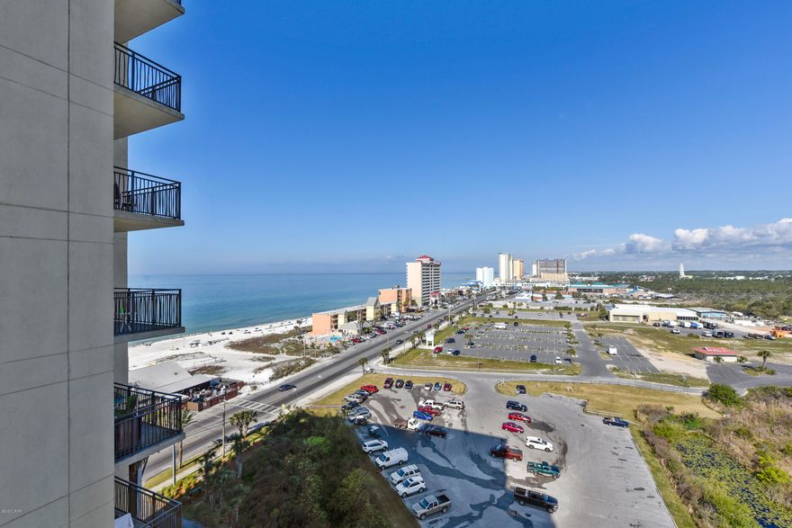 Beautifully renovated 1 bedroom condo with fantastic west facing views of the Gulf of Mexico. View spectacular sunsets from your balcony or living room.  Great opportunity whether you are looking for your home in PCB, or your 2nd home.