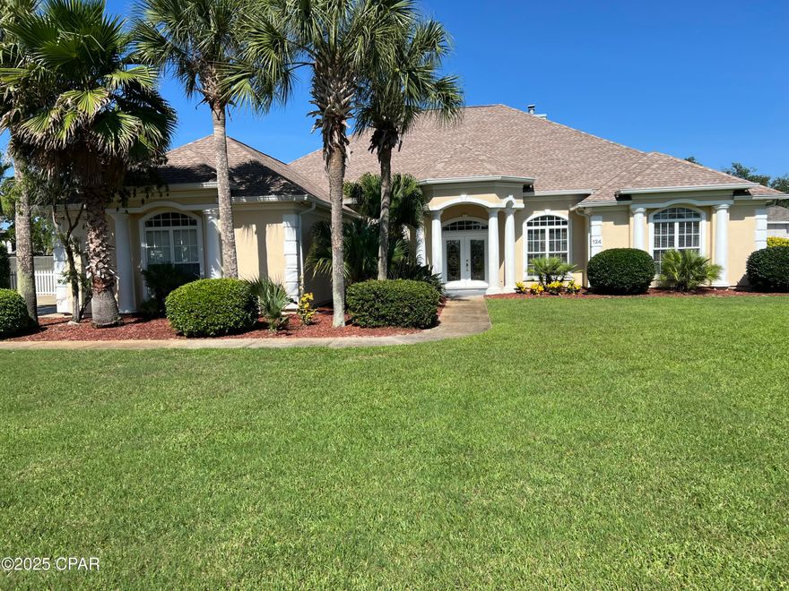 This home was designed and built by the current owner. It features a wide open floor plan with large bedrooms and spacious baths. The superior construction is evidenced by the high ceilings, quality tile flooring, stacked crown moldings, bullnose drywall finish and much more! The landscaping has been meticulously maintained and features a beautiful pool in the fenced back yard. The home is located in the Legend Hills section of Bay Point. Bay Point has a championship, Nicklaus Golf course, clay tennis courts, restaurants and a full service marina just a short boat ride to Shell Island or the Gulf. The furniture can be negotiable.