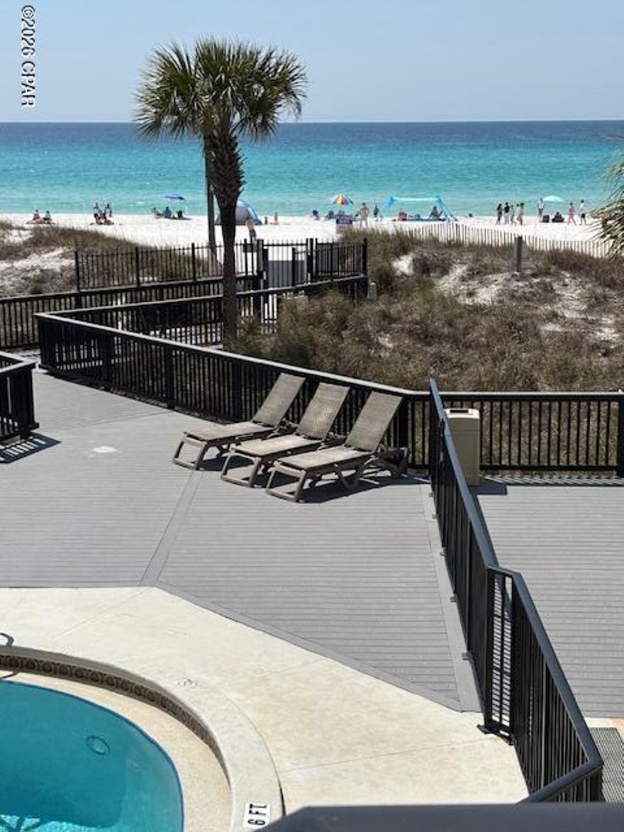 Imagine waking to the sound of gentle waves and stepping onto your private balcony to take in breathtaking panoramic views of the emerald Gulf of Mexico and 500 feet of pristine, sugar-white sands. This one-bedroom condo at the highly sought-after Sunbird Beach Resort offers the perfect blend of coastal luxury and unbeatable value, set within one of Panama City Beach's most iconic beachfront complexes.

Featuring a thoughtfully designed living space, the unit includes a fully equipped kitchen, comfortable queen bedding, and a queen sofa sleeper--ideal for families, couples, or savvy investors. Residents enjoy direct private beach access to one of the area's largest stretches of private shoreline, three Gulf-side pools (including a heated option), tennis courts, a state-of-the-art fitness center, Gulf views, shuffleboard, BBQ grills, and high-speed Wi-Fi throughout the gated community.

Located next to the legendary Pineapple Willy's and within walking distance of amenities and vibrant nightlife, this condo offers unmatched convenience and rental demand. In today's Panama City Beach market, where one-bedroom beachfront condos in established complexes like Sunbird are listed in the $300,000-$400,000 range and have strong short-term rental potential, this property offers exceptional value and long-term appreciation in a high-tourism destination.

Whether you're seeking a personal coastal retreat or a turnkey investment with income-generating power, this Sunbird one-bedroom is your gateway to the ultimate Florida beach lifestyle. Don't miss your chance to own a slice of paradise where memories are made every day.