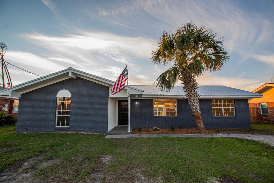 'CURRENTLY UNDER CONTRACT, SELLER ACCEPTING BACKUP OFFERS' OWNER FINANCING AVAILABLE! $20,000 PRICE REDUCTION on this completely remodeled 3 bedroom, 2 bathroom house.  New metal roof, new floors, new kitchen cabinets with granite counter tops, new appliances, new bathroom cabinets, and more. Great size laundry room and huge yard. Conveniently located to Tyndall Air Force Base. .