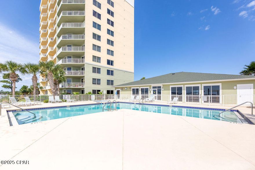 Live the ultimate waterfront lifestyle in this boater's dream condo at the exclusive Hibiscus by the Bay in Panama City Beach. This top to bottom remodeled, 2-bedroom, 2-bath residence includes a rare complete boater's package—two deeded boat slips (one of them being the largest in the complex and will fit a 50 ft. boat) and a private garage—offering unparalleled convenience and value.

Inside, enjoy a bright and spacious open layout with floor-to-ceiling windows, water views, and a large balcony overlooking the Grand Lagoon. The kitchen is fully equipped with premium countertops, stainless appliances, and a breakfast bar, perfect for entertaining.

The primary suite features private balcony access, a large walk-in closet, and a luxurious en-suite with a garden tub and separate shower. The split-bedroom layout ensures privacy for guests or family.

Hibiscus by the Bay offers gated security, a resort-style pool, tennis courts, fitness center, and a waterfront boardwalk, all in a peaceful, non-rental community. Just minutes from the beach, dining, and St. Andrews State Park.

Whether you're an avid boater, investor, or seeking a serene waterfront retreat—this one has it all. Schedule your private tour today!