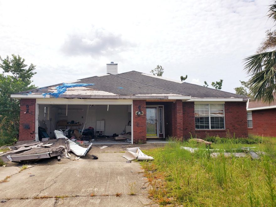 Great opportunity for investors! This once beautiful and functional all brick, 4 bedroom, home has extensive Hurricane Michael damage. This damaged home now has so much potential for an investor to bring it back to its original beauty. Home is being sold in As Is condition.