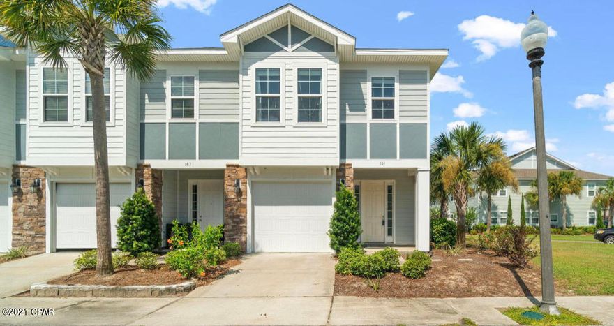 CURRENTLY UNDER CONTRACT; SELLER ACCEPTING BACKUP OFFERS



Welcome to this spectacular end-unit property located in the manicured and peaceful community of Waterfall Townhomes.  This home features beautiful wood-look luxury vinyl plank flooring, an attached garage, recessed lighting, white shaker cabinets in the kitchen with granite countertops and stainless-steel appliances, and a back porch perfect for grilling.  The open concept layout on the first floor is ideal for entertaining, and the entire home has been freshly painted. The half bath is conveniently located on the first floor just off the kitchen and is adjacent to the large walk-in pantry. Head upstairs and you will find three spacious bedrooms and two additional bathrooms. The sizeable master bedroom has plenty of natural light and features a large walk-in closet with an additional storage closet area.  The master bathroom features an oversized garden tub with a tile backsplash, double vanity, and walk-in tile shower.  Matching granite and cabinetry from the kitchen are found in all bathrooms.   This home and location will not disappoint! Enjoy your day in the sun relaxing by the community pool, head to Pier Park which is only minutes away for endless dinning and shopping opportunities or visit the crystal white sands of Panama City Beach which is just a short drive away!