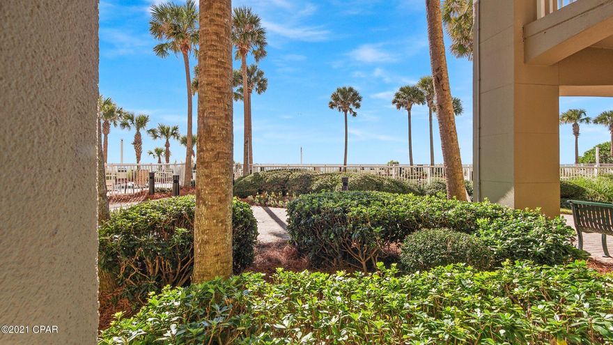 This Ground Floor Condo is has been completely remodeled and is decorated Beautifully!!  There are 2 Bed/2 Bath with Queen Bunks in the Hallway as well as a sleeper sofa. And it is located in the favorable Grand Panama Beach Resort right on the Beach on the ground floor. No WAITING ON ELEVATORS! Bonus is a walkout gate to the pool and Beach! Nothing needs to be done. Come and enjoy this Gorgeous slice of Paradise!