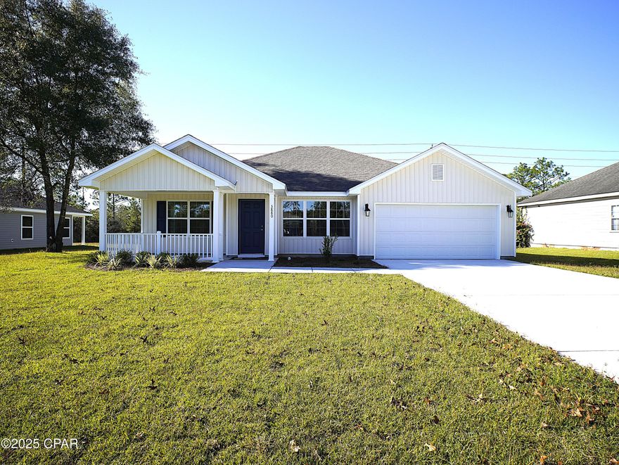 The Garnet - Modern Comfort Meets Timeless Style

Welcome to The Garnet by Homes by Deltona at Sunny Hills! This beautifully designed 3-bedroom, 2-bath home offers 1,760 sq. ft. of comfortable living space with thoughtful details throughout. Enjoy an open floor plan featuring luxury vinyl plank flooring, 3CM granite counters, designer wood cabinetry, and soft-close cabinets. The kitchen flows seamlessly into the dining and family room—perfect for entertaining or relaxing with family.

Retreat to the spacious master suite complete with a walk-in closet and dual vanity bath. Additional highlights include stainless steel appliances, decorative wood windowsills, and a covered front and rear porch for outdoor enjoyment.

Every home comes with a 30-year architectural roof, 2-10 builder's warranty, and termite prevention system, ensuring peace of mind for years to come.

Looking for something different? We have other styles and color schemes available, including move-in-ready homes and customizable options to fit your taste!