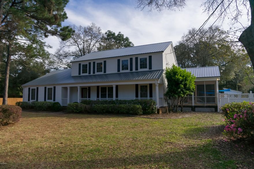 Gorgeous traditional home in Kings Point! This house is over 3100 sf and has crown molding and wainscoting, stainless steel appliances, tons of built-in cabinetry, bonus rooms that could be used for offices or playrooms, indoor surround sound, and a huge family room that is almost 800 sf. Home is move-in ready and has a new roof with hurricane clips (2018), new AC (2017), new downstairs carpet (2018), and new paint throughout. There is a smart home sprinkler system, ADT security system, 3M hurricane and UV protected windows, and a Culligan water filtration system built into the kitchen. Outdoor living and entertaining is easy with the huge screened in porch overlooking the newly refinished pool (which also has new pumps and filter) that has 2 large sails over it for shade. There is an outdoor speaker system, fire pit, brick BBQ grill, a 220 plug for a hot tub, and lovely landscaping (with a well for irrigation system). A removable child safety fence for the pool is also included. In the backyard is a 215 sf workshop/man cave/whatever-you-want-to-make-it. It's completely insulated, wired, and has it's own AC unit.