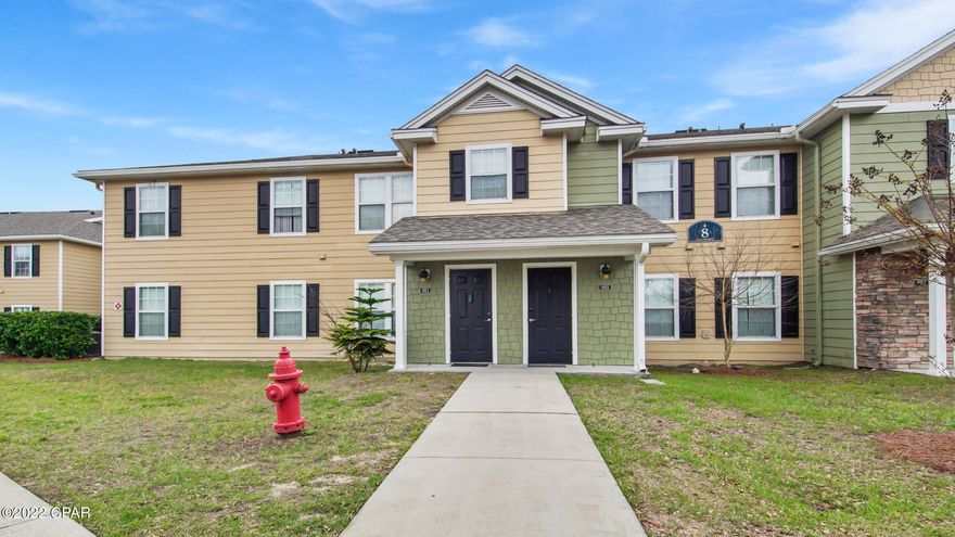 RARE FIND - This ground floor unit has 4 bedrooms and 3 FULL baths.  It features granite countertops, breakfast bar, a large pantry, laundry room and a split floorplan.  It has been owner occupied and well maintained.  The AC, dishwasher, disposal and stove were replaced 3 years ago.  Nautilus Cove is a gated community, it is centrally located and is a short drive to the beach, Pier Park and restaurants and entertainment opportunities too numerous to list.  Amenities include a beautiful community pool, a well-equipped fitness room, clubhouse and children's playground.  Measurements are approximate, buyer to verify if important.