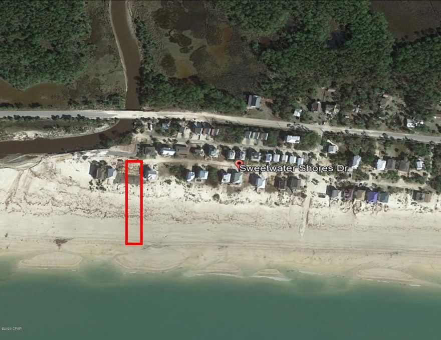 Oversized beachfront lot with 63' on the gulf. This is a nice elevated lot on a quiet dead end street, surrounded by nice homes. The owners of this lot have permitted the property through DEP and it's being sold with a DEP permit. Don't wait 6-8 months for a permit, this lot is ready to start building on. Beautiful and peaceful location. Permit includes a pool. This will make a great 2nd home or vacation rental. Owners are licensed Realtors.
