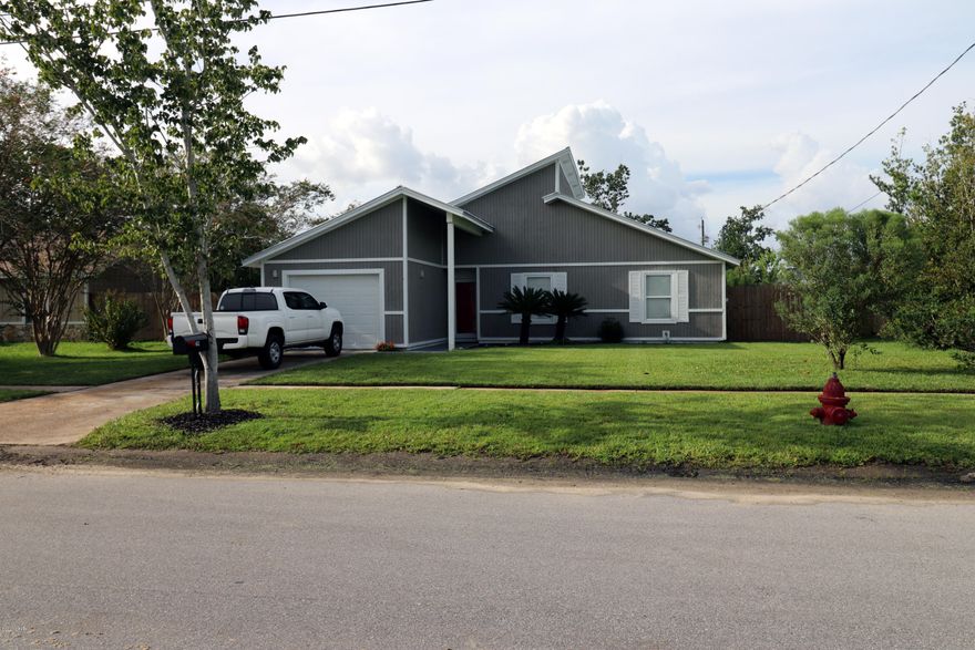 CURRENTLY UNDER CONTRACT, SELLER IS ACCEPTING BACKUP OFFERS.  Well maintained and updated 3/2 in the quiet neighborhood of Pine Forrest.  The metal roof is less than two years old and the AC unit was replaced less than two months ago.  This home has granite counter tops,  LVP flooring throughout, and a vaulted ceiling in the living room.  There is an attached garage with built in cabinetry.  The spacious back yard is completely fenced with an eight foot privacy fence which features an over sized 10 foot wide front gate.