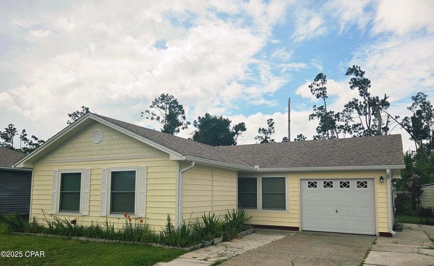 Welcome to your next home in the heart of Callaway, Florida! This charming 3-bedroom, 2-bath home offers the perfect blend of comfort, convenience, and energy efficiency. Nestled in a quiet neighborhood, the property features a 1-car garage, a fully fenced backyard, and solar panels — with electricity included in the rental price, making this home as budget-friendly as it is beautiful.

Step inside to a bright and inviting layout with spacious bedrooms, modern finishes, and plenty of natural light throughout. The home also boasts a fully screened-in Florida room — the ideal spot for morning coffee, evening relaxation, or enjoying the outdoors year-round without the bugs. Out back, you'll find two large storage sheds, one of which is powered and ready to be your personal workshop, hobby space, or extra storage area.

The fenced yard is perfect for pets, playtime, or weekend projects, and the kitchen and dining areas flow perfectly for entertaining or family meals. With pets under 25 lbs welcome (with owner approval), this home checks all the boxes for comfortable Florida living.

Conveniently located just minutes from Tyndall Air Force Base, Walmart Supercenter, and Eastern Shipbuilding, you're also close to Parker Elementary, Callaway Recreational Complex, and the many shopping and dining options along Tyndall Parkway. And for beach lovers, Panama City Beach is just a short drive away!

Don't miss out on this unique opportunity — with so many extras and all utilities included, this home won't stay on the market long.

*********************************************************************************************************

*1/2 Off Security Deposit for Active-Duty Military!*

*Electricity Included; Solar Panels!*

*ALL pets are subject to owner approval & non-refundable fees; Cats/Small Dogs <25lbs Only*

*GAS - Appliances*