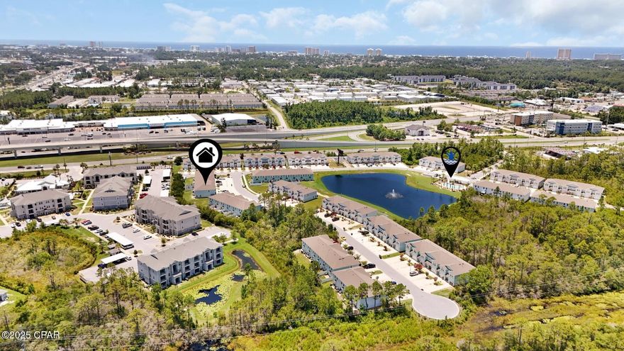 End unit with a large lot and 6 car driveway! Welcome to your future Smart Home! This townhome is like new inside and out. It comes Tastefully Furnished & Rental Ready with Amazing Projected ROI. STR & LTR allowed. Highlights: Stainless steel appliances, Beautiful Back Splash and granite counter tops in the kitchen and baths, Cute Modern-Coastal furniture and accessories, one car garage + 4 driveway spaces, short 2 min walk to the pool, a short 7 min drive to the beach, restaurants, nightlife, grocery stores, Gulf Coast College, Sports Complex and more. VA & FHA approved! A smart home package is included with the home with Ring doorbell camera, motion sensor and a touch panel for easy access to the thermostat and security system. HOA includes outside insurance, ground keeping, pool, trash pick up. The majority of the HOA fee covers the outside insurance. All info believed to be correct, buyer must verify if important