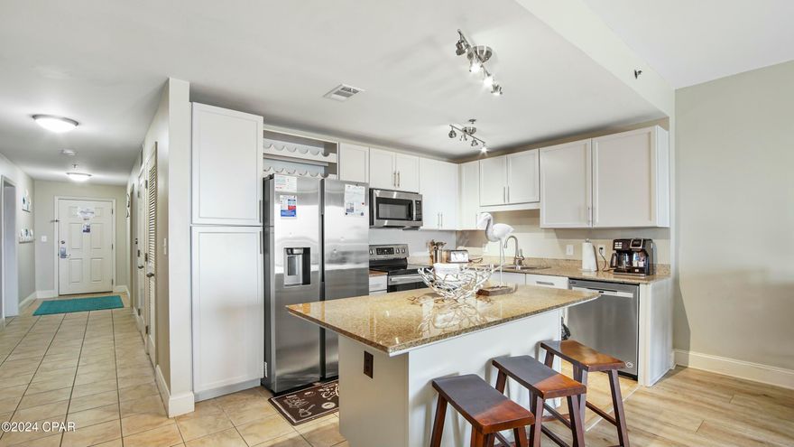 Welcome to Laketown Wharf 1233

Experience the pinnacle of modern coastal living in this fully renovated condo. Thoughtfully designed with brand-new flooring, freshly painted interiors, and updated lighting fixtures, this condo offers a clean, fresh, and sophisticated ambiance.

Boasting three king-size bedrooms, three full baths, and a sleeper sofa, this spacious condo comfortably accommodates up to 10 guests, making it perfect for family vacations or group getaways. The kitchen is equipped with a new refrigerator and stove, ready for you to prepare memorable meals, while all-new TVs throughout ensure entertainment is always within reach.

Whether you're relaxing after a day at the beach or hosting friends, this stylish retreat has everything you need for a perfect escape.

The Ultimate Turnkey Property

This condo is more than just a vacation retreat—it's a savvy investment opportunity. Located in the heart of Panama City Beach, Laketown Wharf Resort offers unparalleled amenities that attract guests year-round:

•	Five sparkling pools and two hot tubs to unwind.
	•	A fully equipped fitness center.
	•	Private beach access and covered parking.
	•	A dazzling nightly light show for a magical experience.
	•	On-site dining with five restaurants, market shops, and a stylish poolside bar.
         .       810 Billiards & Bowling 

        Whether you're seeking a second home or a high-performing rental property, this condo is the perfect choice for comfort, convenience, and investment potential.

Come discover why Laketown Wharf 1233 is the ultimate destination for beachfront luxury!