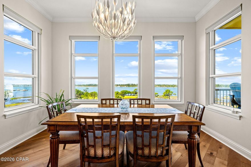Discover the ultimate in luxury coastal living at this rare 7th-floor, 3-bedroom, 3-bath open floorplan condominium in the prestigious Grand Residences located within the exclusive and gated Bay Point Golf & Marina Resort.
This exceptional condo features 10 ft ceilings with expansive windows, crown molding, and a wrap-around balcony. It has new stainless appliances, updated lighting and fans, Levolor motorized  blinds throughout, new high-efficiency HVAC and water heater, and a new oversized stackable washer/dryer. The master bathroom has undergone a complete transformation with tiled shower, upgraded fixtures, frameless shower doors, and new LED lighting, The furniture, electronics, and furnishings throughout this condo are top-of-the line and most will convey.
From your expansive wrap-around balcony, you overlook the Jack Nicklaus golf course, the Grand Lagoon waterway, St Andrews State Park, Shell Island, and even views out to the Gulf!  You can soak in all of the amenities of this resort which include a spectacular heated swimming pool and lanai, jacuzzi, fire pit, grilling area with a smoker, fitness center, and billiards/ping pong tables, and golf cart parking,  It is ideally located within minutes of the World's Most Beautiful Beach, next door to a full-service spa, and only steps to the new Point South Marina, which has slips for vessels up to 120 feet.  All of this translates into a luxury coastal lifestyle unlike any other in Panama City Beach.
Additionally, this condominium comes with a deeded covered parking space and a climate-controlled storage unit located just outside the 7th floor elevator doors.
Schedule your showing today. All information deemed reliable but not guaranteed.