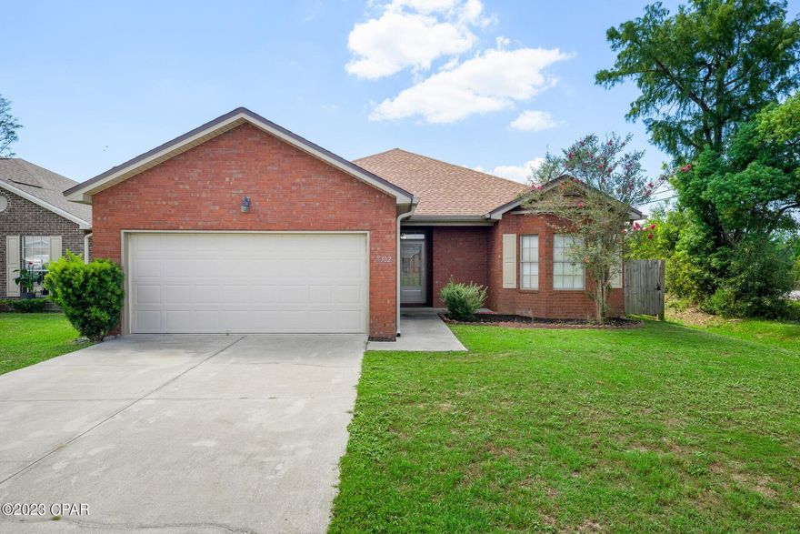 **UNDER CONTRACT, SELLER WILL CONSIDER BACKUP OFFERS** 
Welcome home to this gorgeous, well maintained 3 bedroom 2 bath home just minutes from Tyndall AFB. This home has many wonderful features including; granite counter tops, elegant crown molding, soaking tub with separate shower in the master bath, large open living space, fenced back yard with a utility shed & a huge deck with sun shade. Enjoy relaxed living with NO HOA!