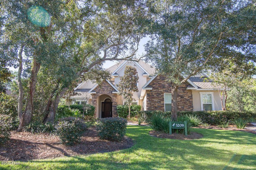 Location, Privacy, Quality, Elegance.. this stunning Preserve Home has it all! 



Located in one of the most elite communities in Panama City Beach on cul-de-sac lot backs up to property owned by the HOA and will never be built on. Custom home by ''Ledman Construction'' has a great floor plan, 3 car garage, stone work, brick paver driveway, walkway, great pool area and that's just a beginning..



The second you open the custom mahogany front door you will be greeted in a foyer with 20 ft ceiling. Amazing oak wood floors carried from downstairs through the stairwell, beautiful trim work, coffered ceiling in the office, built-in cabinets, wet bar with wine fridge, gas fire place, kitchen with plenty of cabinets space and gas stove that will make any Chef excited. Grea Great home to entertain with a 2 zone Surround sound and smart wiring, formal dining room and great backyard. All of the landscaping has recently been redone as well as the irrigation system. Pool has been converted to a salt water and has access to a conveniently located full bathroom. Upstairs is another family/game/media room, 3 full bedrooms, 2 full baths as well as a bonus room that can be used as a gym, play room, storage, hobby room you name it. 

Truly on of of a kind residence! Schedule your appointment today and make it yours!