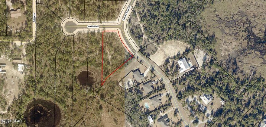 Entered for comp purposes only.  1.14 acre corner lot in Cedar Creek Phase III