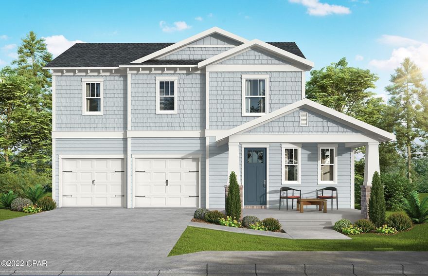 New home in desirable SweetBay! Harris Doyle's Navarre plan with 4 bed, 3.5 bath + Loft, is perfect for entertaining featuring an open Great Room that transitions into a dining area + kitchen with large covered back porch! The main level primary suite has dual closets. SweetBay is a walkable community with unrivaled amenities: dock with Bay access for kayaking, paddle boarding, and fishing, parks, community pools, sports court, & miles of trails! Town center & marina coming soon! New home buyers even get priority access to top-rated University Academy!