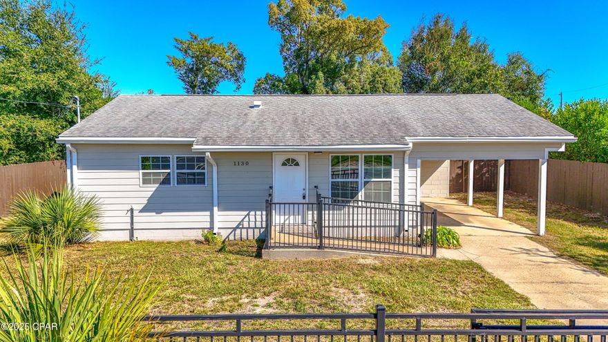 Welcome home to this beautifully renovated property, updated in 2022 with upgrades throughout! Enjoy peace of mind with a new HVAC system, windows, and a tankless water heater in 2022. The modern kitchen features new cabinets, countertops, and stainless steel appliances. Step outside to a large, private backyard enclosed by a new privacy fence (installed 2022), great for gatherings, pets, or relaxing in your own quiet space. Additional features include a covered carport and extra storage space. This move-in ready home blends comfort, and functionality, all you need to do is unpack and enjoy your new home!