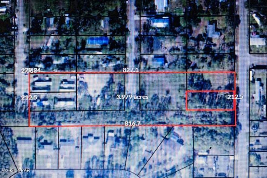 Great opportunity to own a multi-parcel property and land & acres on Panama City Beach with ROAD RIGHTS. The sky is the limit with the possibilities, located near North Lagoon and close to the beach! This purchase also includes parcels 27813-000-000, 27808-020-000, 27808-010-000, 27808-030-000, 30235-120-000 & 27810-041-000. Public water and sewer available. 2 parcels with multiple mobile homes are currently producing $7,800/month. Site plan for 24 duplexes available.