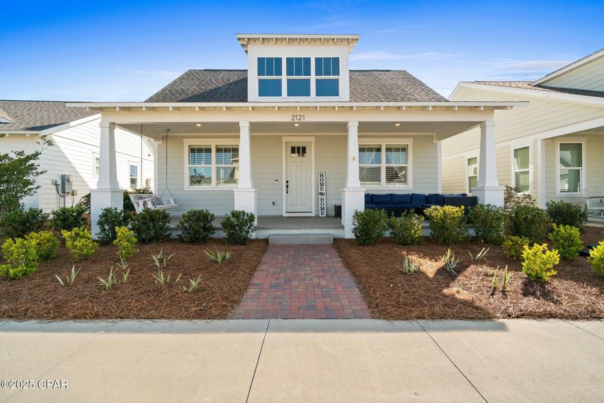 CURRENTLY UNDER CONTRACT, SELLER WILL CONSIDER BACKUP OFFERS

Welcome to coastal elegance in the heart of SweetBay. Nestled just steps from the bayfront, this 2022-built home offers the perfect balance of modern comfort, energy efficiency, and community-driven living.

Interior & Layout Highlights

Open-concept living flows from the welcoming foyer through the spacious living and dining areas—ideal for entertaining.

A well-appointed kitchen features a large island, quartz countertops, under-cabinet lighting, stainless steel appliances (gas range with hood), and built-in microwave. 

A cozy gas fireplace anchors the living room, inviting warm gatherings in cooler evenings. 

First-floor primary suite with dual vanities, walk-in closet, and a spa-style shower with glass enclosure. 

Powder room conveniently located downstairs for guests. 

Upstairs: two roomy secondary bedrooms, a full bath with dual sinks, linen closet, and a versatile flex space—perfect for a playroom, office, or bonus storage. 

Throughout, find details like crown molding, plantation shutters, and energy-saving touches like spray-foam insulation and dual-zone HVAC for efficient climate control. 

Exterior & Lot Features

The home sits on a ~0.12-acre lot (5,227 sq ft) with full fencing and three access gates—ideal for pets and privacy. 

Hardie board siding lends lasting durability and curb appeal. 

An outdoor gas hookup readies the space for grilling or a future summer kitchen. 

Two-car garage with alley access ensures convenience and cleanliness. 

Modern utility upgrades include a whole-house potassium water filtration & softener system (per alternate listing) and advanced window features. 

SweetBay Community & Amenities

Living in SweetBay means you're part of more than just a neighborhood—you're part of a lifestyle. 

SweetBay
 Highlights include:

Water access & bayfront lifestyle
A short walk or golf-cart ride brings you to bayside amenities such as community docks, fishing spots, and private beach access. 

Resort-style pools & gathering spaces
Over three acres of aquatic spaces with lounge areas, fire pits, and grilling zones create a resort atmosphere close to home. 

Miles of trails & nature corridors
Designed to feel like a state park, the community's trails and greenway system encourage walking, biking, bird watching, and immersion in nature. 

Neighborhood parks, playgrounds & pavilion spaces
These invite both casual enjoyment and organized community events. 

University Academy
SweetBay hosts a top-tier K-8 charter school inside the community, and new-home buyers often enjoy priority admission. 

Planned Town Center & Marina
Future phases will bring retail, dining, and full-service marina amenities right into the center of SweetBay. 

Golf-cart-friendly design
Streets, pathways, and proximity to amenities make neighborhood access easy and fun. 

Why 2121 Sedges Ave Stands Out

You get today's finishes (2022 build) with many energy- and lifestyle-forward touches already in place.
The layout maximizes both comfort and entertaining — primary on the main, flex upstairs, open living space.
The yard and outdoor setup are ready for your personal touches, whether a grilling station or kids' play area.
Residents enjoy immediate access to the community's best features—pool, trails, water access—without ever needing to drive far.
Don't miss your chance to claim this home in SweetBay, where coastal elegance and community living meet. Schedule your private showing today.