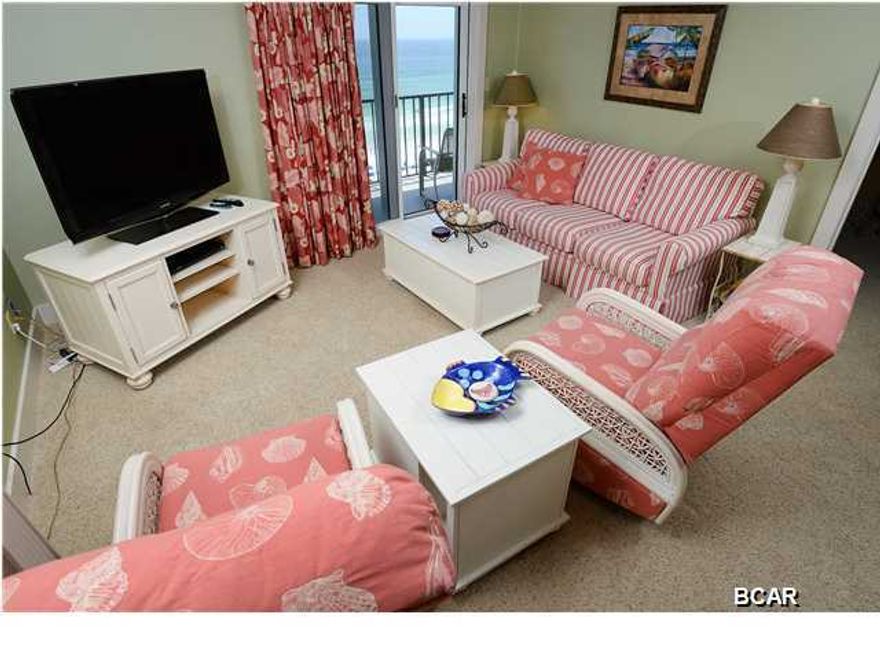 $10,000 PRICE DROP! Are you looking for a nice condo in a quiet condo project? This 3BR/3BA Penthouse at Moonspinner was completely renovated in 2010 with new cabinets, granite counter tops, flooring and bathrooms. Featuring TWO gulf front master suites (one with a private balcony), this unit is in fabulous condition. All of the appliances have been replaced in the last four years and according to a previous listing, the A/C unit on the roof and the air handler were upgraded to a 3 ton unit that has special fans built into the wall that draws air from each bedroom when the doors are closed. Located at the far east end of Thomas Drive, Moonspinner is within walking distance to St. Andrew's State Park and loaded with amenities which include gulf front pools, hot tub, lighted tennis