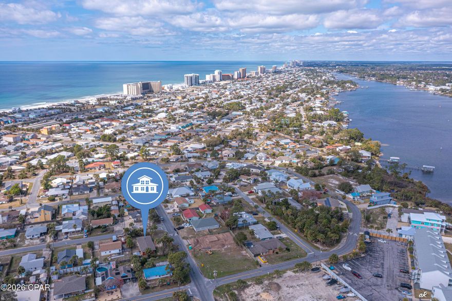 This adorable 2-bedroom, 2-bathroom home is located in the family-friendly Upper Grand Lagoon area on the east end of Panama City Beach. It is just a short stroll from the water and minutes away from St. Andrews State Park and Rick Seltzer Park, surrounded by some of the best local eateries.

The property sits on a large corner lot and features:

- An open front patio courtyard and a side open patio in a fenced-in backyard.
- LVP flooring throughout.
- A large living area, dining area, kitchen, breakfast nook, and laundry room.
- A master bedroom with a large walk-in closet and master bathroom.

Whether you are looking for a second home, a place to retire, or a great value near the beach, this property is definitely worth a look before it's gone!