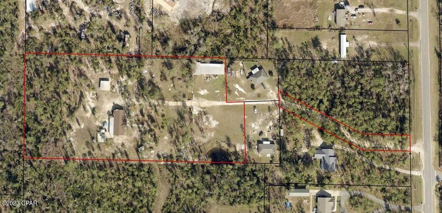 Entered for Comp Purposes Only. Seller Sold the home along with 4.89 Acres and the Workshop to Buyer. Seller split off a half acre parcel to keep. This was a FSBO and Seller did not sign a Listing Agreement. This is entered into the MLS for Comp Purposes Only.