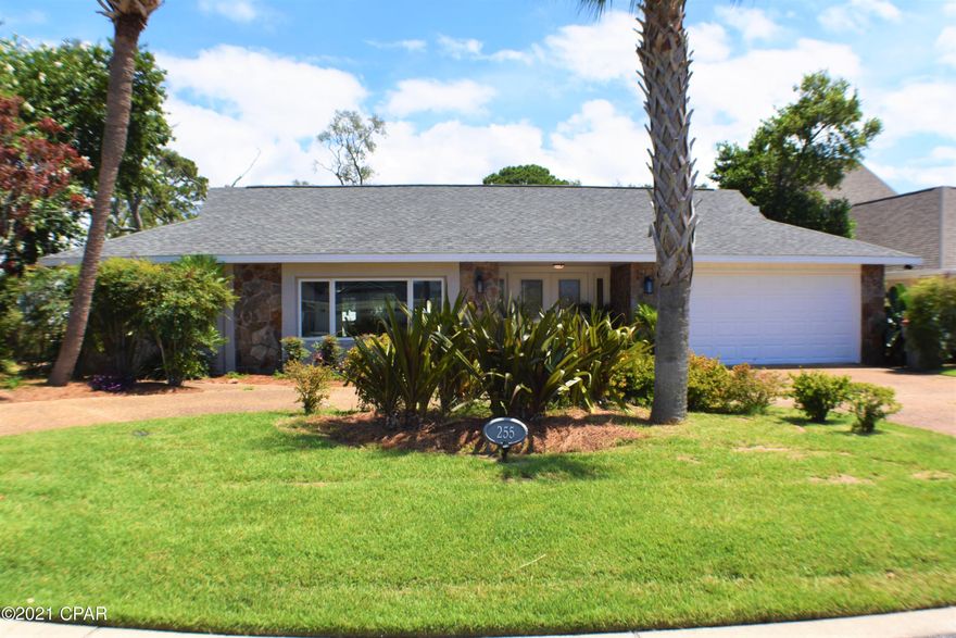 Gorgeous Bay Point home with a pool!  This 4-bedroom, 2.5 bath beauty has had lots of recent upgrades including new flooring, doors, Cypress wood shiplap walls, fresh paint, HVAC, and a vinyl fence.  The kitchen was completely remodeled and now has quartz countertops, stainless steel appliances and all soft-close custom cabinetry.  The Sun Room is the perfect spot for your more casual dining situations and overlooks the beautiful backyard, but there is also a formal dining room when you need it!  The master suite includes a walk-in closet and en suite with double sinks and a step-down shower, and the three additional bedrooms are on the opposite end of the home with a bath you can access from the hall and from the patio.  The saltwater pool is ideal for those warm Florida days and there is plenty of patio for outdoor barbecues and entertaining!  You'll also appreciate the QUIET garage door opener and the circular driveway for easy access!  Bay Point is a gated community with 24-hour security, tennis courts, spa & resort, golf course and club, and the marina is currently being rebuilt.  This is a quiet, family-friendly community near the beach, shopping, schools, Navy base and so much more!  All info is approx and must be verified by Buyers if important.