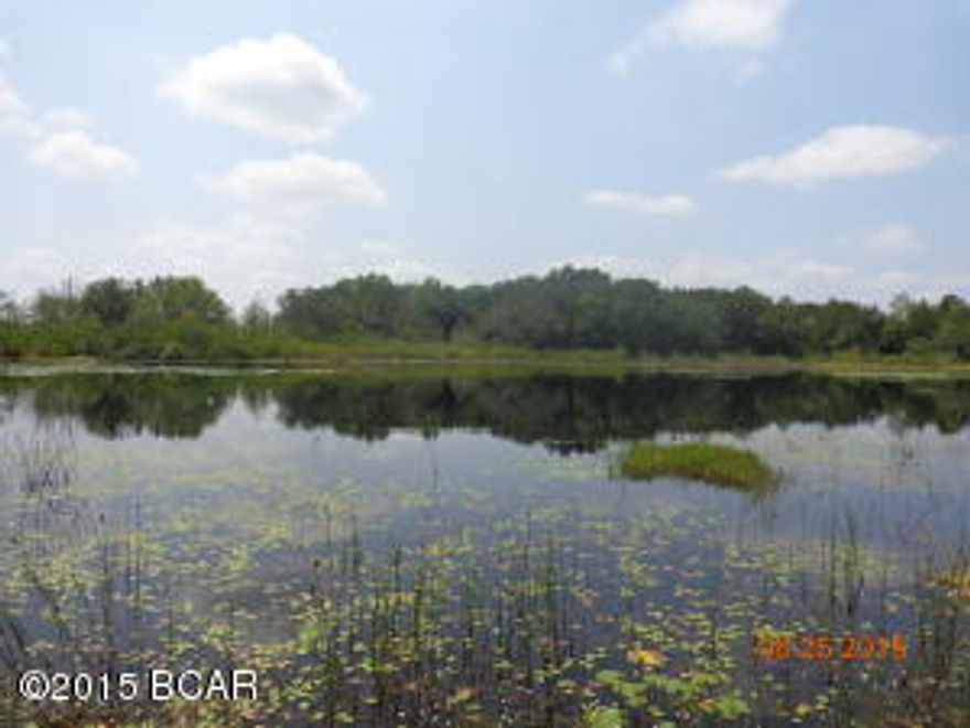 WATERFRONT LOT ON WAGES POND WITH A NATURAL SHORELINE. ALMOST AN ACRE LOT (.84 acre) LOCATED NEAR THE SUNNY HILLS GOLF COURSE. BEAUTIFUL LAND WAITING FOR YOUR PERMANENT HOME OR THAT WEEKEND GET-A-WAY YOU HAVE ALWAYS DREAMED OF. THIS PROPERTY HAS APPROX. 177' OF WATERFRONT. EASY COMMUTE TO PANAMA CITY BEACH, INTERSTATE 10, WITH A SHORT DRIVE TO THE NEW NORTHWEST FLORIDA BEACHES INTERNATIONAL AIRPORT. NO SELLERS DISCLOSURE. All sizes are approximate and should be verified with a survey . ***PLEASE CLICK ONTO PHOTO TO SEE MORE PICTURES***