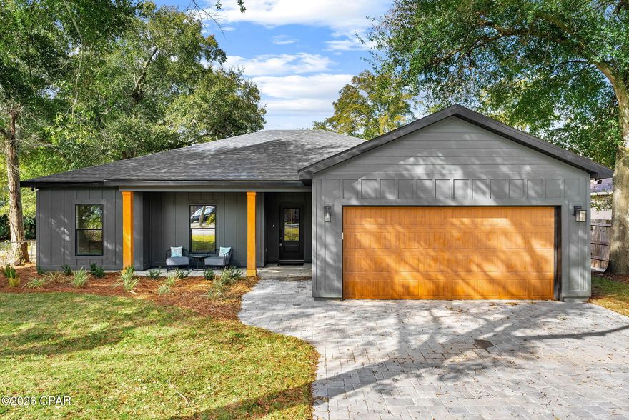 Welcome to your dream home! This stunning brand new construction is perfectly situated in the vibrant heart of Saint Andrews, where location truly matters. Just a short walk away, you'll find an array of amenities in downtown Saint Andrews, including shops, restaurants and beautiful waterfront views and breathtaking sunsets. 

This spacious home features three generously sized bedrooms and two modern baths, providing ample space for family and guests. The attached two-car garage offers convenience and extra storage space. The interior boasts updated finishes, showcasing contemporary design and quality craftsmanship throughout.

Don't miss your chance to live in this pristine home that combines comfort, style, and an unbeatable location. Ready for you to move in and enjoy!