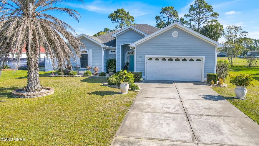 Back on market due to buyers financing falling through. New Roof!! Awesome home located in the coveted Colony Club neighborhood on 1/3 of an acre, no HOA, and on the golf course. This home has an open concept floor plan with 3 bedrooms and 2 baths, and high ceilings throughout. The Home also has a screened in porch and patio that looks onto the golf course. Tile floors in the main living areas, and carpeting in the bedrooms. The kitchen has shaker style cabinets, breakfast bar, tiled backsplash, stainless double bowl sink, and plenty of counter space to entertaining guest. The living area is open and has plenty of natural light. The master bedroom is spacious with a trey ceiling. The master bathroom is tiled, with large tiled walk-in shower, soaking tub, double vanity, separate toilet room, and large walk-in closet. The guest bedrooms are good size with closets. The 2nd bathroom features a vanity, and glass sliding door shower/tub combo. All measurement are approx. If important please verify.