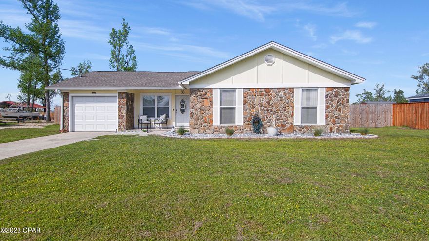 Wait until you see this practically new home located in the small, charming community of Lynn Haven. This 3-bedroom, 2 full bath, house has been completely renovated. The renovations include new roof in 2020, new a/c 2021, new water heater 2021, new electrical and plumbing throughout. Enjoy the screened in back porch with an oversized yard with a privacy fence, and storage shed. There is plenty of space to store your Boat or RV on the property on the large lot (100x150ft). The community boasts nearby grocery stores, shopping, multiple golf courses, public boat ramp, and new Rails-to-Trails coming soon!