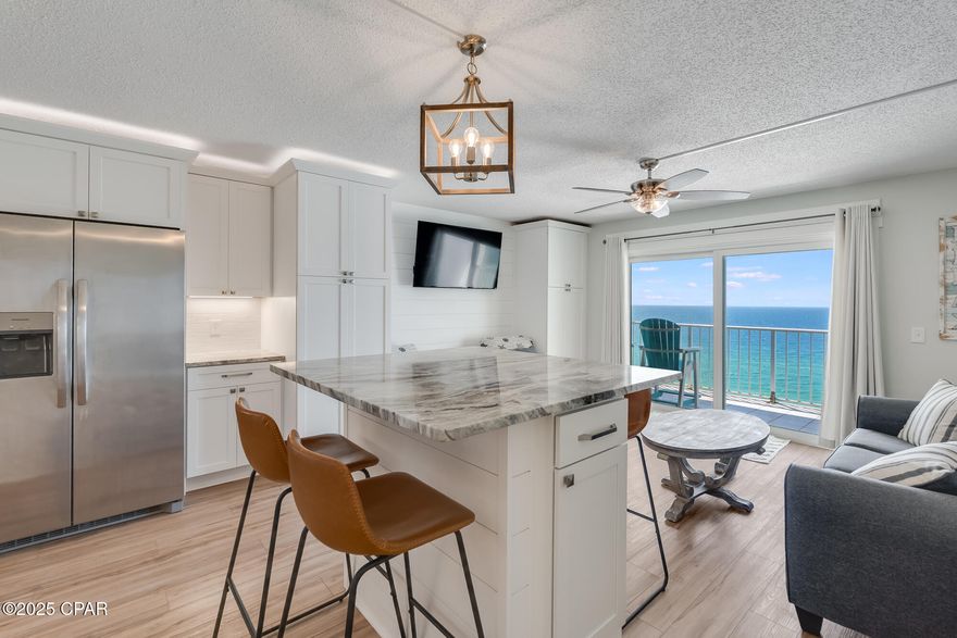 Beautifully upgraded 1 Bedroom, 2 Bathroom condo at The Summit!

Located on the 14th floor of The Summit, one of Panama City Beach's most coveted vacation rental destinations, this remodeled unit is being sold fully furnished and either turn-key ready for the right investor or move in ready for your personal getaway to the world's most beautiful beach.

This unit stands out with its open living area, breakfast bar, and spacious kitchen with a stackable washer and dryer. Recent upgrades include new flooring and paint throughout, new furniture and decor, updated bathrooms, new sliding glass door to private balcony, new appliances(including stackable washer and dryer) and a new HVAC, water heater and in-wall dehumidifier. 

With tourist season in full swing, now is the ideal time to invest in a property that will deliver results. The Summit offers a top-tier location with several amenities making it a desirable short-term rental or vacation home.

Don't miss out on this opportunity- inquire for details today!