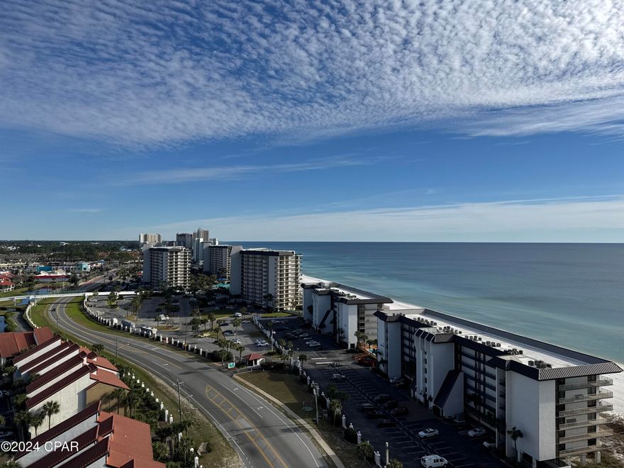 1BD plus bunk area with 2 FULL BATHS.   Stainless steel appliances.  FULLY FURNISHED AND RENTAL READY.   The finish work in Grand Panama is higher end than most condos on the beach.   Undermounted sink in kitchen island.   Great gulf-views from the balcony.   10th floor is the perfect floor height, not too high but high enough for great views.  Make sure you see this one.