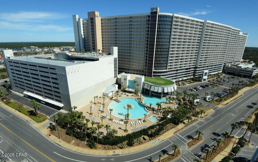 SPACIOUS LAKEFRONT END UNIT. 3 bedrooms with bunk room sleeps over 10 people.
In The Heart Of All The Fun & Excitement In Panama City Beach - Just Steps Away From The World's Most Beautiful White-Sand Beaches, Shopping, Dining & Entertainment. This Beachside Resort Offers Unparalleled Amenities With Convenient Beach Access, 5 Unique Pools, A Kids Funscape Playground, Splash Bar & Grill, Gulf View Fitness Center & Covered Garage Parking. Laketown Wharf Offers A Variety Of Views Including The Gulf Of Mexico, Lake & Golf Course. Enjoy The Nightly Fountain & Light Show & Market Shops Along The 52,000 Square Feet Of Lakefront Boardwalk. 
Features Include: New LVT Flooring, Large Open Floor Plan, Expansive Wrap Around Balcony, Granite Countertops, Fully Applianced Kitchen With Breakfast Bar. Great Investment for Short Term Rentals. Come See today! Buyer and Buyers agent to verify all dimensions and anything deemed important.