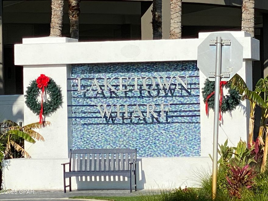 SPACIOUS LAKEFRONT END UNIT. 3 bedrooms with bunk room sleeps over 10 people.
In The Heart Of All The Fun & Excitement In Panama City Beach - Just Steps Away From The World's Most Beautiful White-Sand Beaches, Shopping, Dining & Entertainment. This Beachside Resort Offers Unparalleled Amenities With Convenient Beach Access, 5 Unique Pools, A Kids Funscape Playground, Splash Bar & Grill, Gulf View Fitness Center & Covered Garage Parking. Laketown Wharf Offers A Variety Of Views Including The Gulf Of Mexico, Lake & Golf Course. Enjoy The Nightly Fountain & Light Show & Market Shops Along The 52,000 Square Feet Of Lakefront Boardwalk. 
Features Include: New LVT Flooring, Large Open Floor Plan, Expansive Wrap Around Balcony, Granite Countertops, Fully Applianced Kitchen With Breakfast Bar. Great Investment for Short Term Rentals. Come See today! Buyer and Buyers agent to verify all dimensions and anything deemed important.