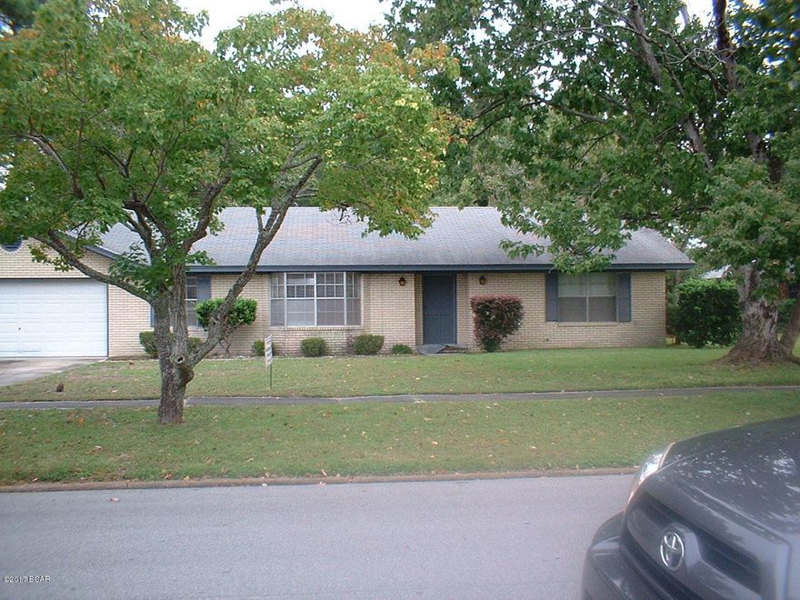 Nice brick home with 2-car garage and located near schools, shops with features including stove/oven, refrigerator, dishwasher, large laundry area, central heat & air and is available now.  Please note that this home is not pet friendly