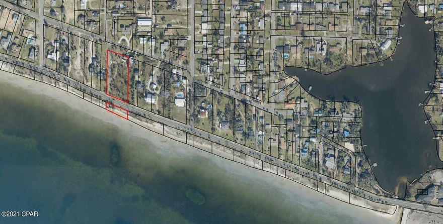 Beach Drive large waterfront parcel overlooking St Andrews Bay. Sub-divide for two or three homes or enjoy the 1.5 acres all to yourself. There is also a house on north end of property for rental income.