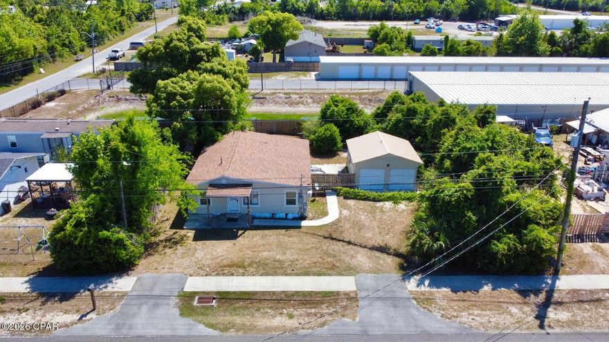 Investment opportunity for this 3 bedroom 1 bath Callaway home located just minutes from the Tyndall Parkway corridor, shopping and dining.  This property features a 3 bedroom 1 bath home in need of remodeling along with a 20x20x9 shop/garage with two 8x7 roll up doors built in 2023 all sitting on a 100x132 lot. If measurements are important, please verify.