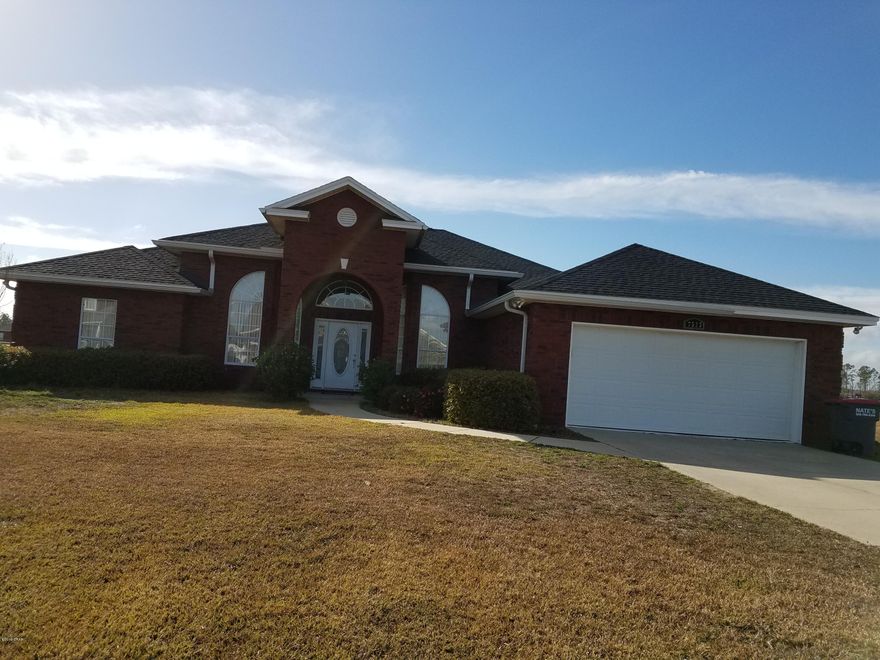 Currently under contract, sellers accepting backup offers. Welcome home! The home had minimal hurricane damage.  New roof installed Feb 2019, furnace & a/c replaced Nov 2018. The great room & all 4 bedrooms have trey ceilings. Several rooms have crown molding. There is a formal dining room and an eat in kitchen for your family gatherings.  The great room features a fireplace and a large window to have a relaxing view of the lake that backs up to the yard!  There is  an office/library to enjoy! The kitchen features stainless steal appliances & Corian counter tops. Located in desirable Kirkland Manor that features 2 lakes to enjoy boating, skiing & fishing.  This is a wonderful family home!