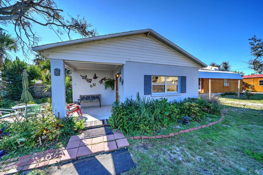 **CURRENTLY UNDER CONTRACT, SELLER ACCEPTING BACKUP OFFERS** Extraordinary opportunity to live and play near East Bay, Tyndall AFB, shopping, fishing, and it's within walking distance to water, parks, and boat ramp. This well maintained, charming one bedroom, one bath home is ready for move-in. Oakshore Drive dead-ends into Earl Gilbert Park which has covered picnic tables, a boat dock and a boat ramp ready for you to launch your boat, kayaks and other water toys. Whether you're looking for a personal residence, vacation home, or an investment property, be sure to schedule a showing for this one today. In addition to the home, property features include: Wooden 12x32 insulated building with loft, an 8x12 storage shed, plenty of room to park, and a private well for irrigation. Property was fenced in 2019 and the roof was replaced December 2018. New window treatments have been ordered and will be installed prior to closing. Drive way is an easement to access the house on the water. Buyer is responsible for verifying information, dimensions and measurements deemed important.